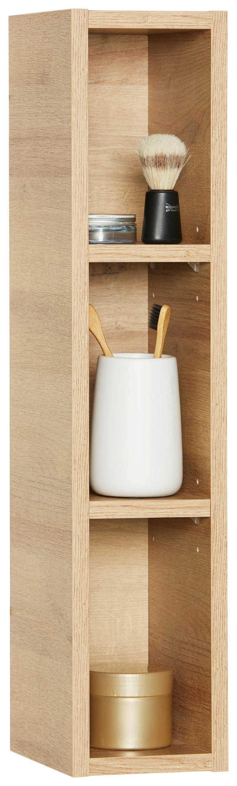 NÁSTĚNNÝ REGÁL, 15/70/20 cm - barvy dubu, Moderní, kompozitní dřevo (15/70/20cm) - Pelipal