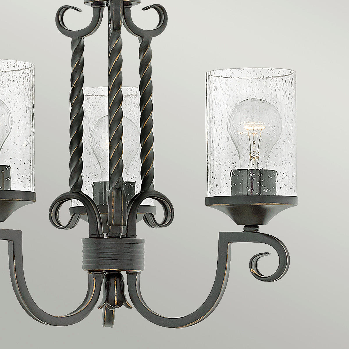 TAKKRONA Elstead Casa 42.2/56.5 cm  - svart, Basics, metall/glas (42.2/56.5cm) - Elstead Lighting