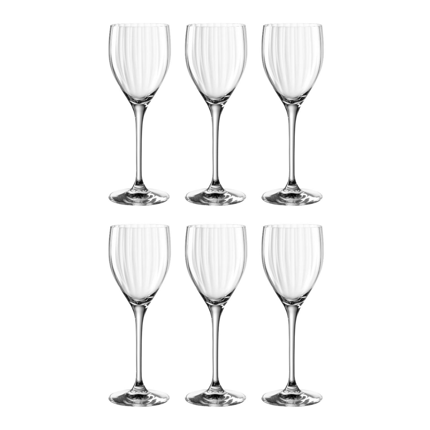 GLÄSERSET Poesia 6-teilig - Transparent, Trend, Glas (8/22/8cm) - Leonardo