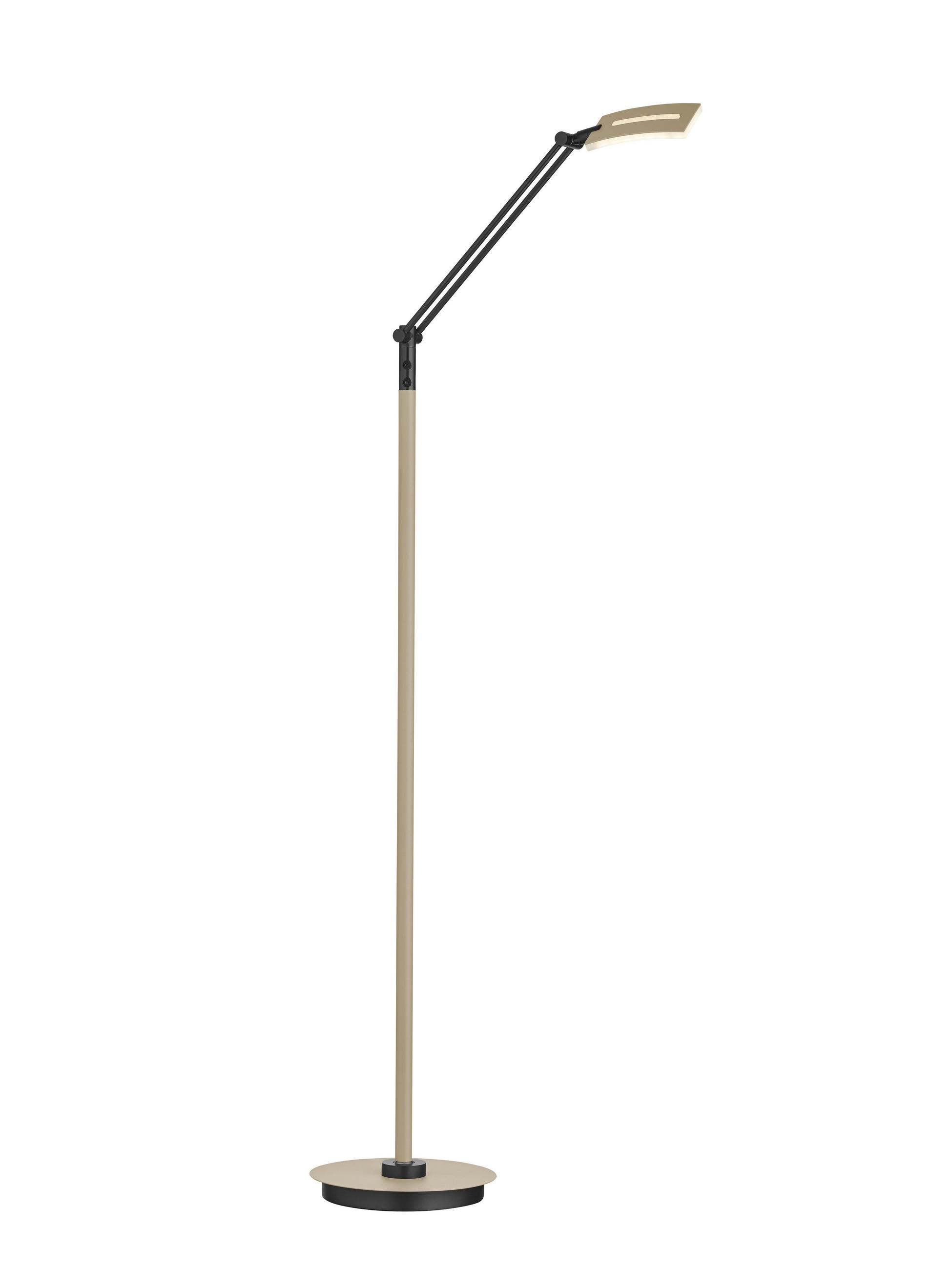 LED-STEHLEUCHTE 22/110 cm    - Taupe, Design, Metall (22/110cm) - Hell