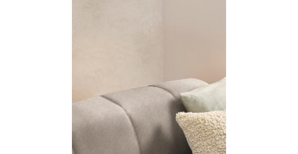 ECKSOFA in Chenille Beige 167/311 cm - Beige/Schwarz, Design, Textil/Metall (167/311cm) - Xora