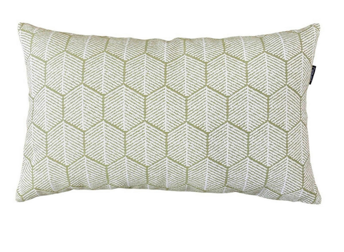 UKRASNI JASTUK 30/50 cm   SAVANA  - svetlozelena/krem, Osnovno, tekstil/plastika (30/50cm) - Novel