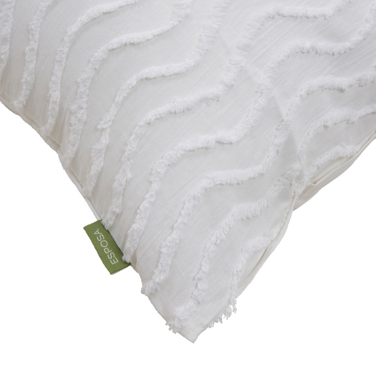 DEKORATIVNA JASTUČNICA 45/45 cm  - bela, Trendi, tekstil (45/45cm) - Esposa