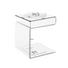 BEISTELLTISCH in Transparent - Transparent, Design, Glas (40/48/40cm) BEISTELLTISCH in Transparent - Transparent, Design, Glas (40/48/40cm)