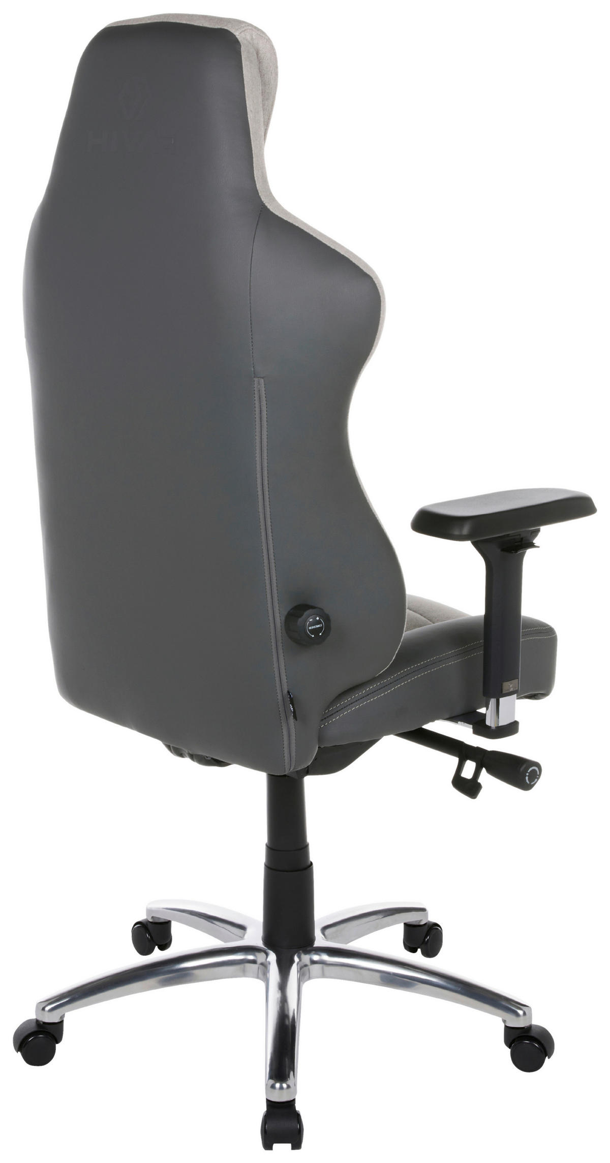 EQLIPSE Cloud Silver Anthrazit, Silberfarben, Hellgrau Metall, Textil   - Anthrazit/Silberfarben, LIFESTYLE, Textil/Metall (79/142/77cm) - HIVAR