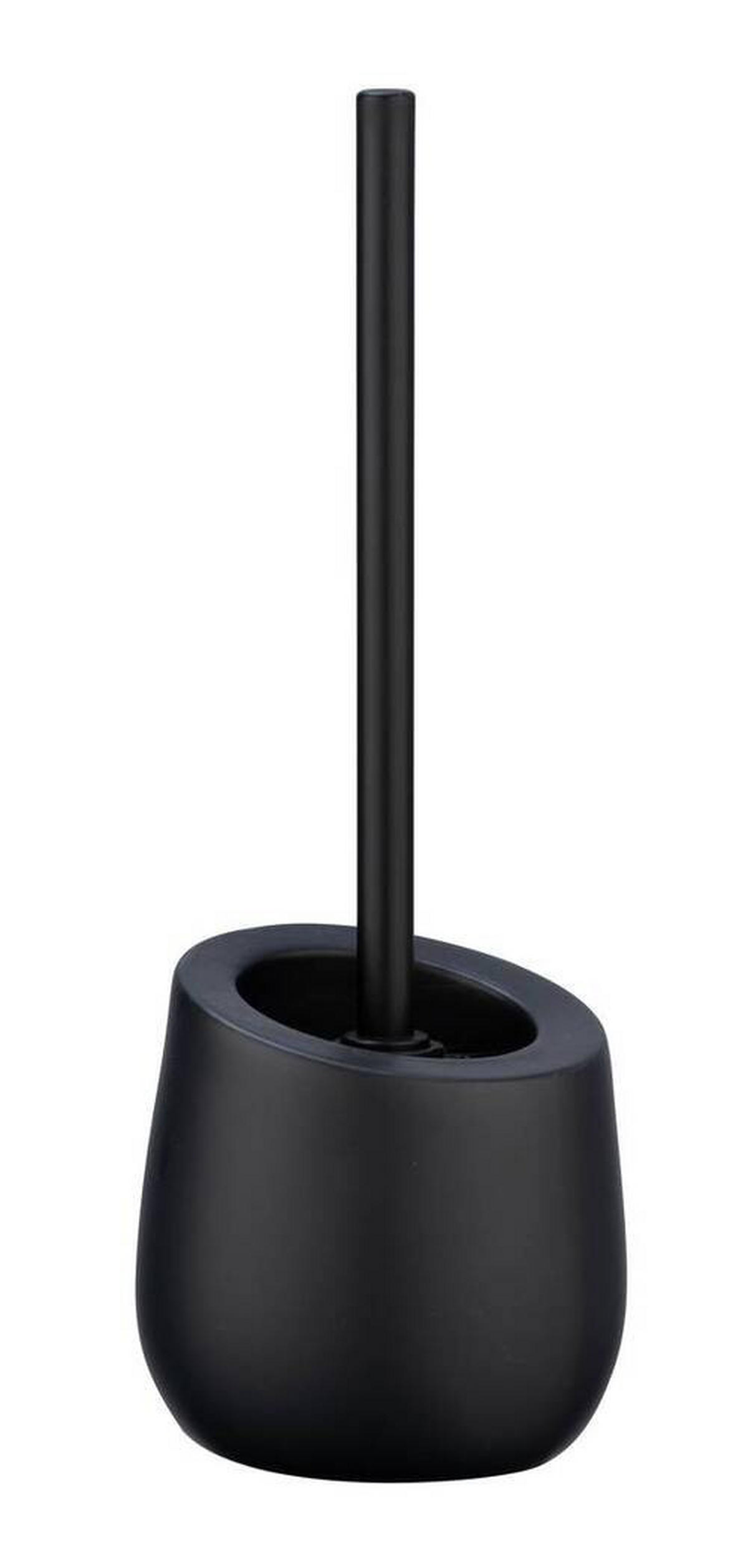 WC-BÜRSTENGARNITUR in Keramik  Kunststoff   - Schwarz, Basics, Keramik/Kunststoff (13,5/38/13,5cm) - Wenko