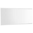 WANDSPIEGEL 132/64/3 cm  - Klar/Weiß, Design, Glas/Holzwerkstoff (132/64/3cm) - Voleo