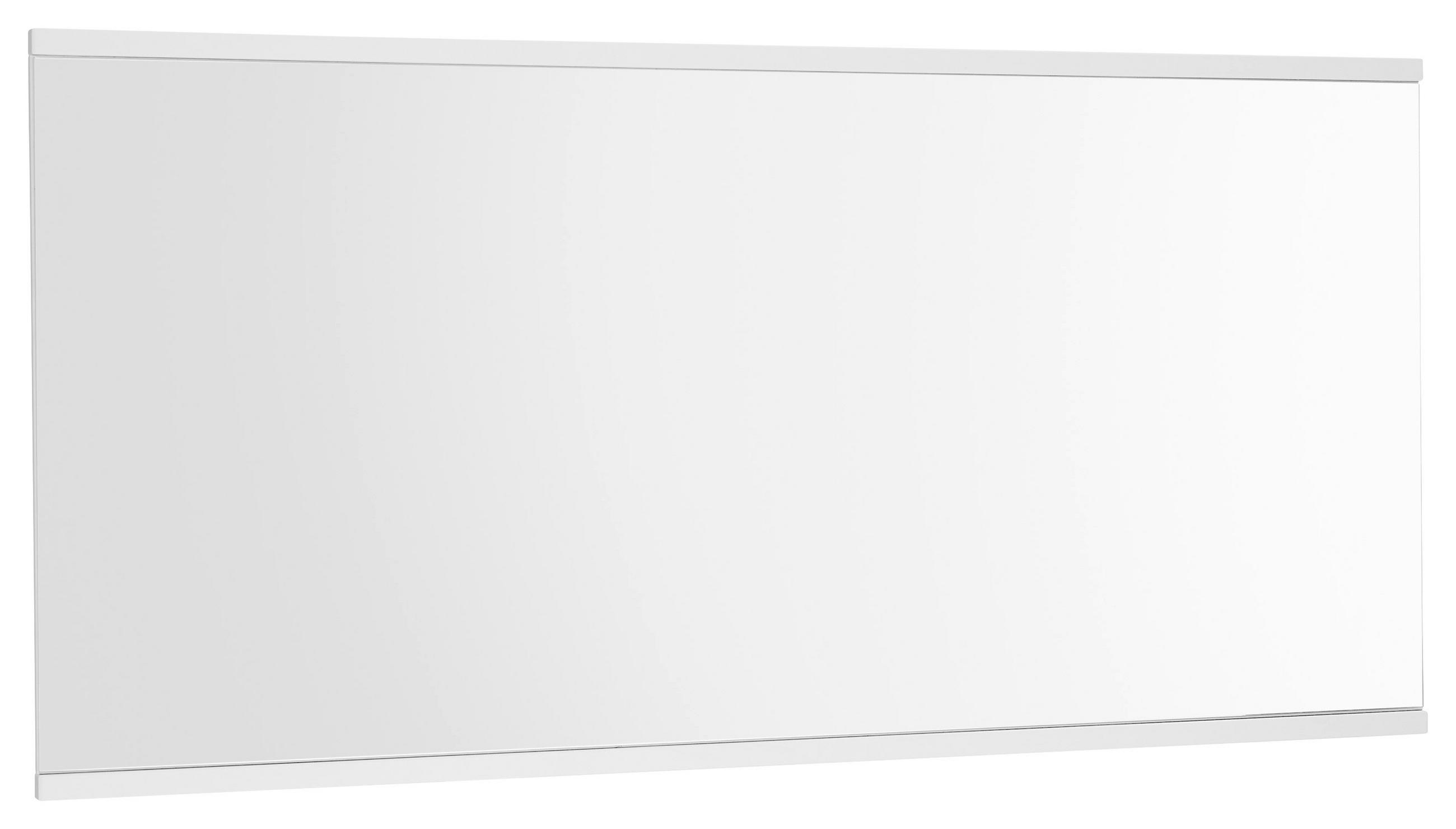 WANDSPIEGEL 132/64/3 cm  - Klar/Weiß, Design, Glas/Holzwerkstoff (132/64/3cm) - Voleo