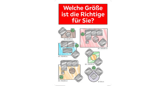 VINTAGE-TEPPICH 120/170 cm Fabienne  - Beige, Design, Textil (120/170cm) - Dieter Knoll
