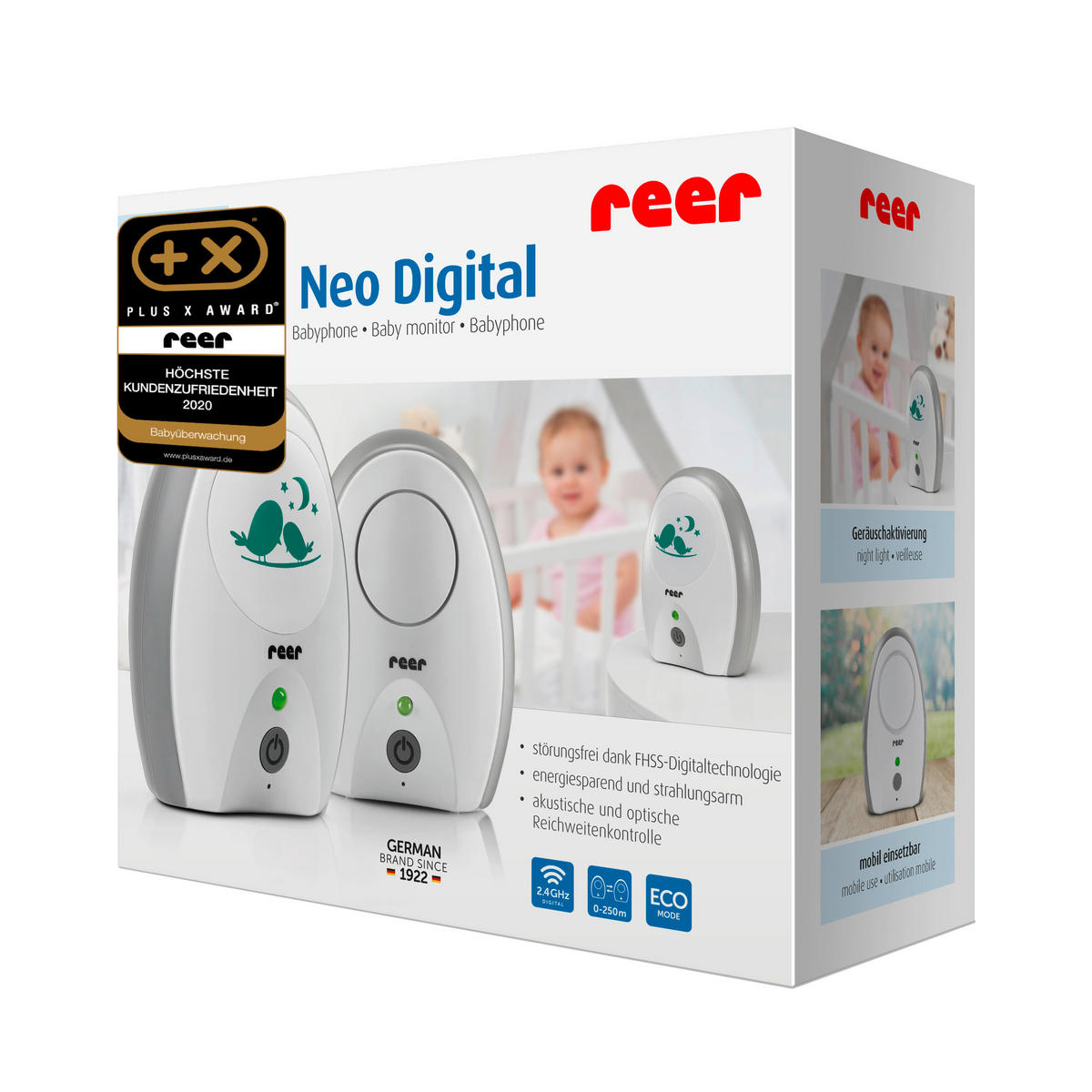 BABYPHONE - Weiß, Basics, Kunststoff (7,4/10/5,3cm) - Reer