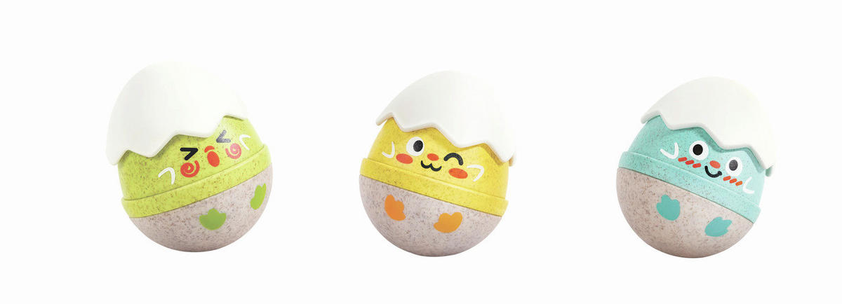 RASSEL Hape Baby Spielzeug  - Multicolor, Basics, Holzwerkstoff/Kunststoff (5,3/6,5/5,3cm) - Hape