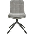 STUHL - Schwarz/Grau, Design, Textil/Metall (49/90/68cm) - Johann Jakob