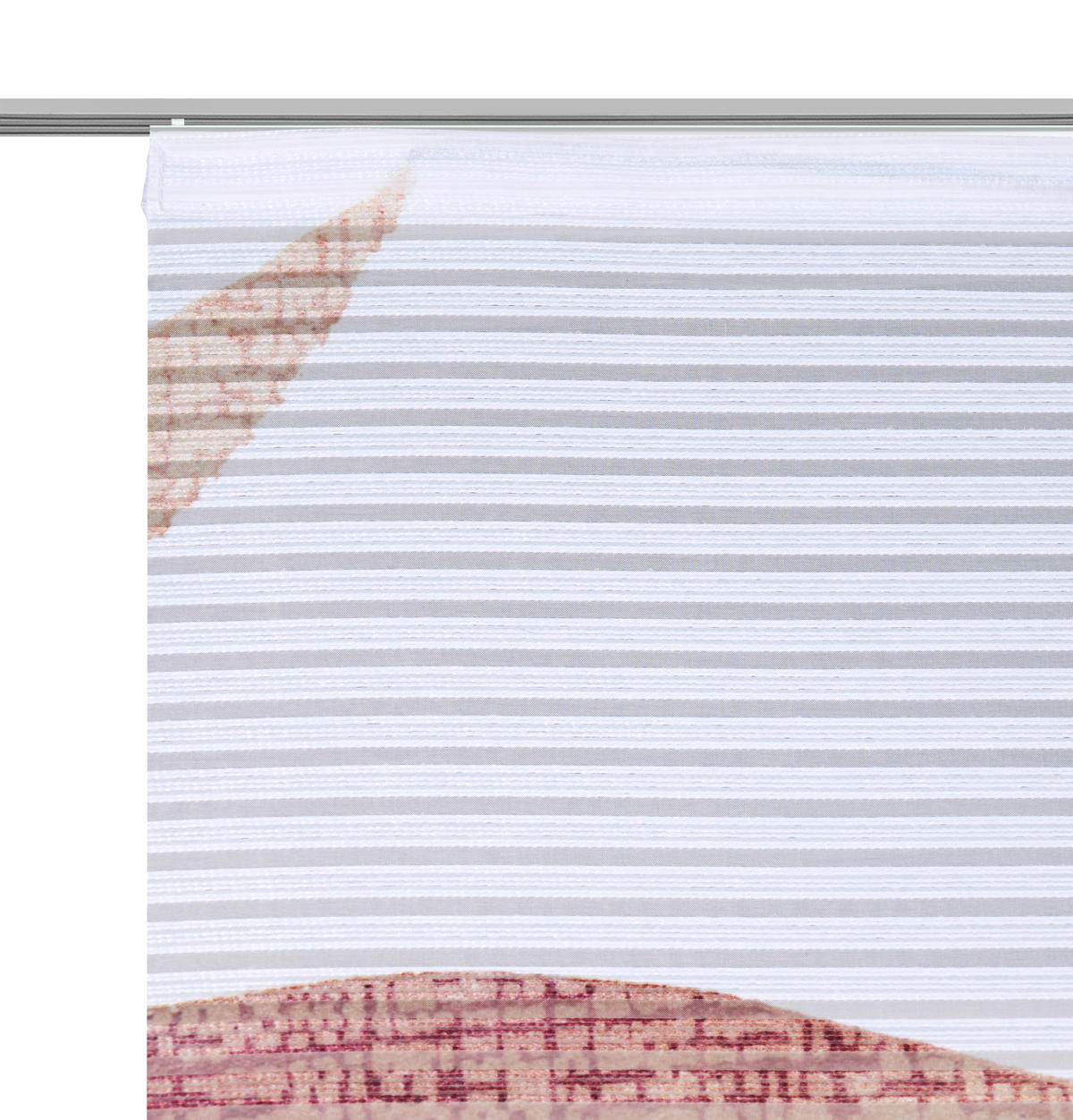 FLÄCHENVORHANG in Multicolor halbtransparent  - Multicolor, Basics, Textil (60/255cm) - Novel