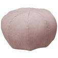 POUF Cord 60/30/60 cm  - Rosa, Design, Textil (60/30/60cm) - Carryhome