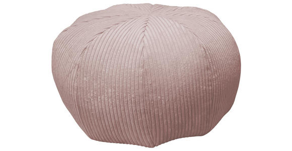 POUF Cord 60/30/60 cm  - Rosa, Design, Textil (60/30/60cm) - Carryhome