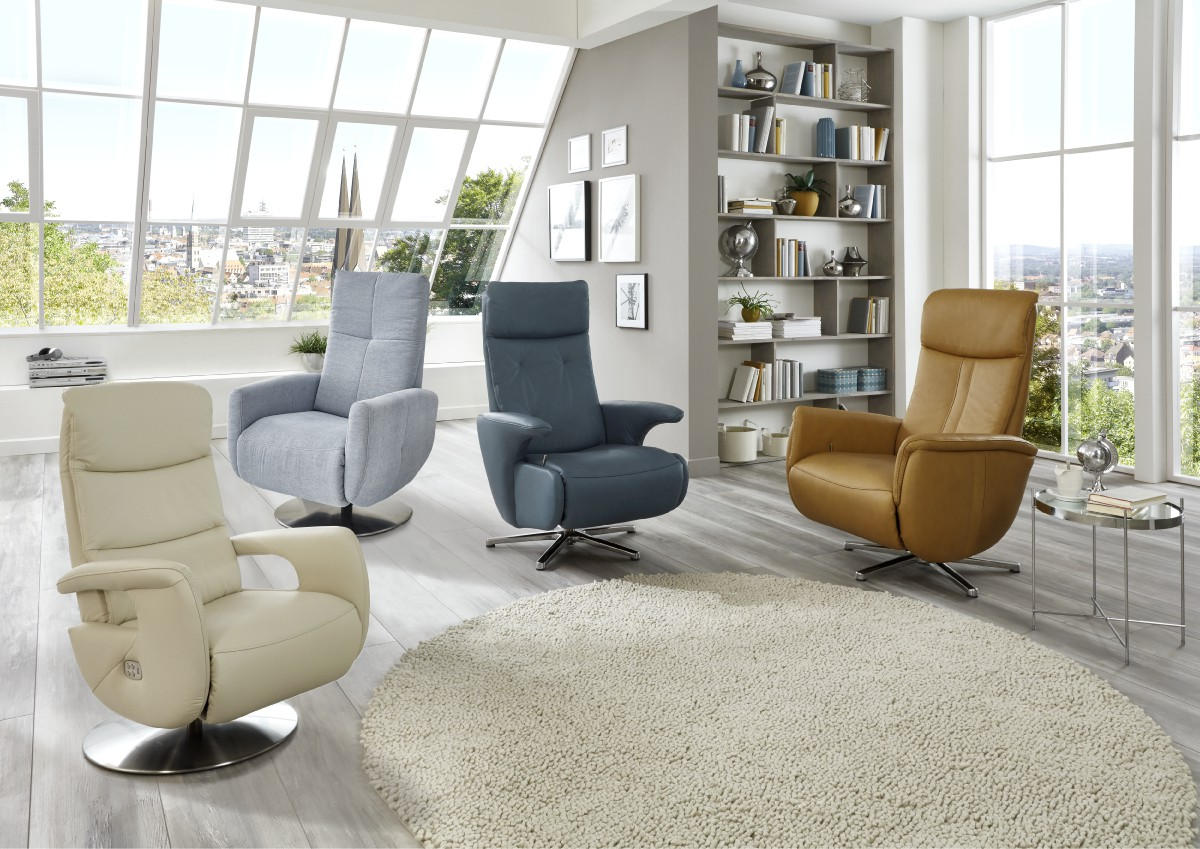 FOTELJA ZA OPUŠTANJE 71/110/83 cm ,  - Moderno, koža (71/110/83cm) - Beldomo Premium