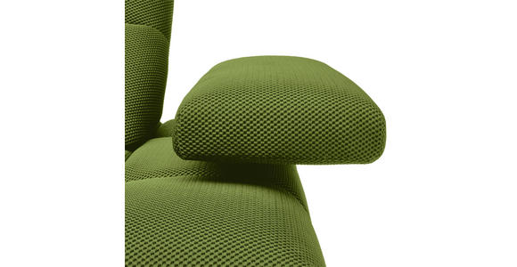 ECKSOFA in Struktur Grün 233/313 cm - Schwarz/Grün, Design, Kunststoff/Textil (233/313cm) - Emilio Belluti