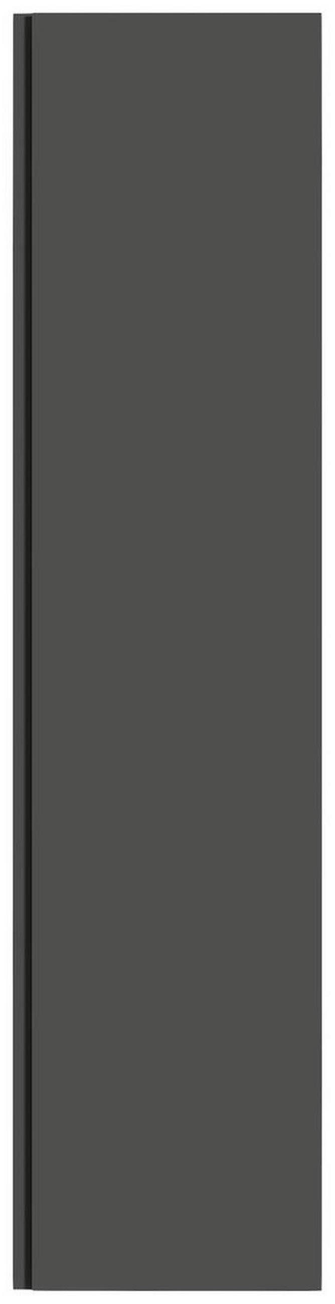 GARDEROBENSCHRANK Gardasee  in 40/165/33 cm  - Anthrazit, Design, Holzwerkstoff (40/165/33cm) - Moderano