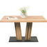 ESSTISCH in Holz, Metall 160/90/78 cm - Eichefarben/Schwarz, Design, Holz/Metall (160/90/78cm) - Landscape ESSTISCH in Holz, Metall 160/90/78 cm - Eichefarben/Schwarz, Design, Holz/Metall (160/90/78cm) - Landscape