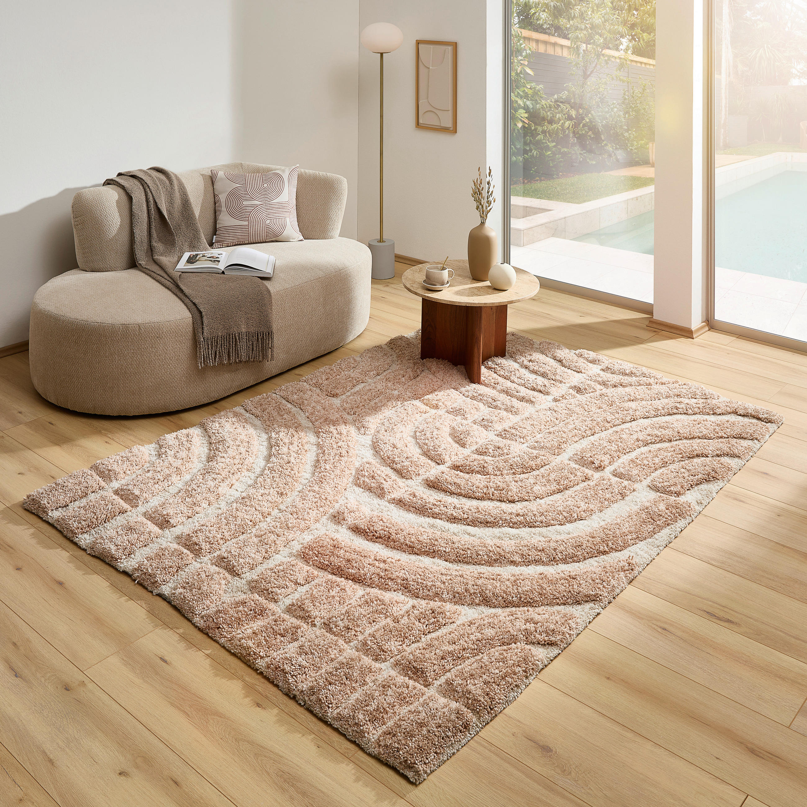 HANDWEBTEPPICH 130/190 cm Braun  - Braun, Basics, Textil (130/190cm) - Novel
