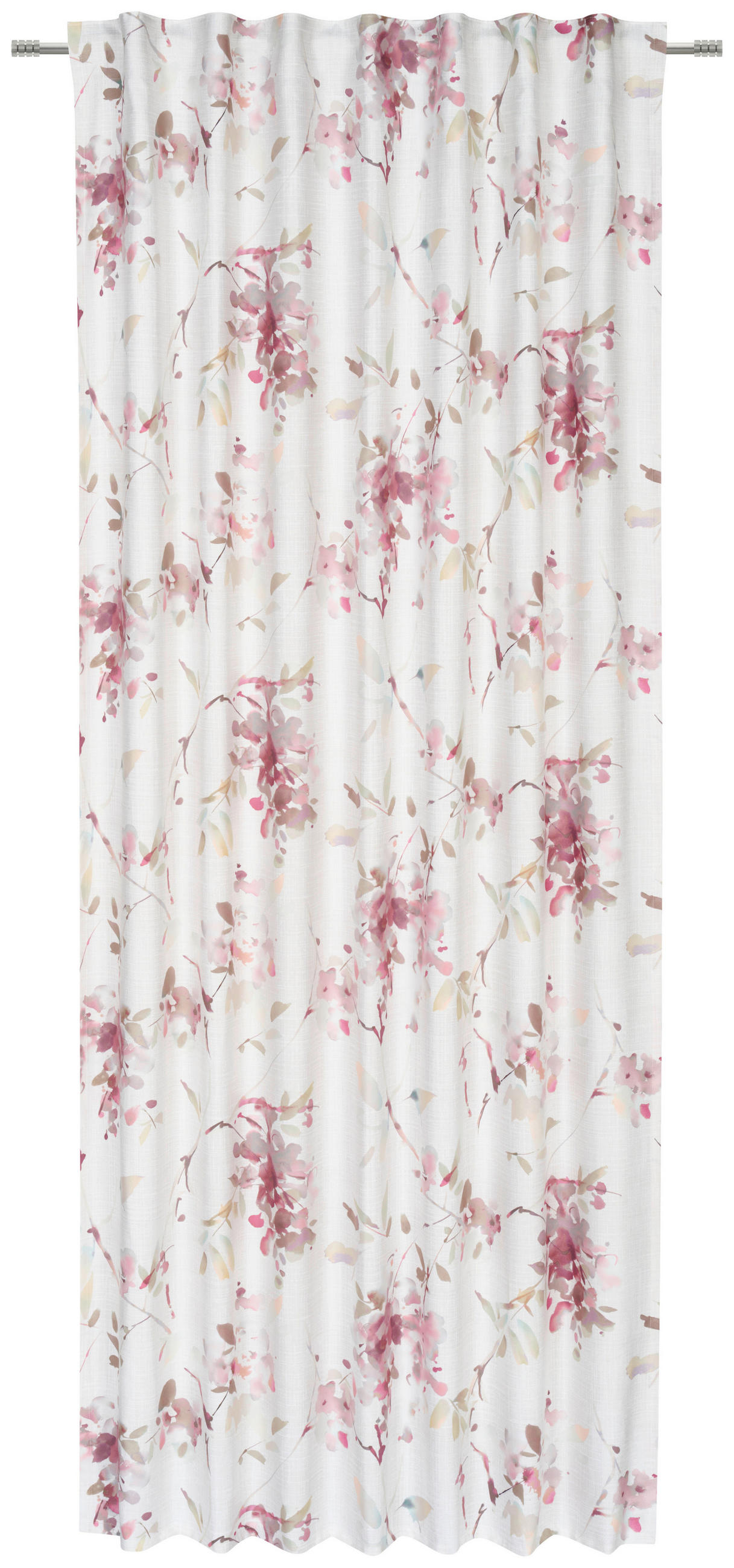 HOTOVÝ ZÁVES, nepriehľadné, 140/245 cm - ružová, Konventionell, textil (140/245cm) - Esposa