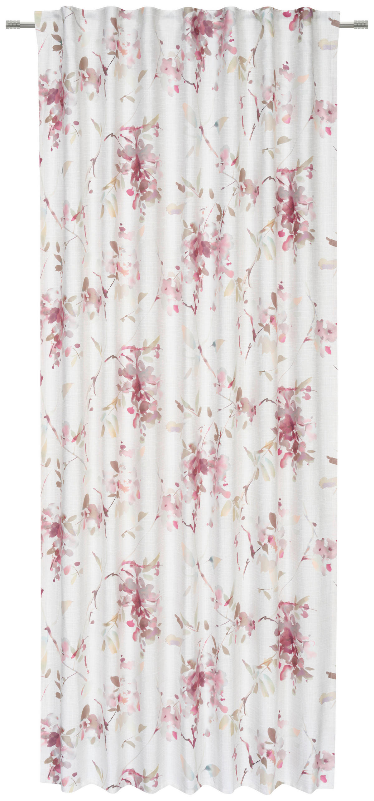 HOTOVÝ ZÁVES, nepriehľadné, 140/245 cm - ružová, Konventionell, textil (140/245cm) - Esposa