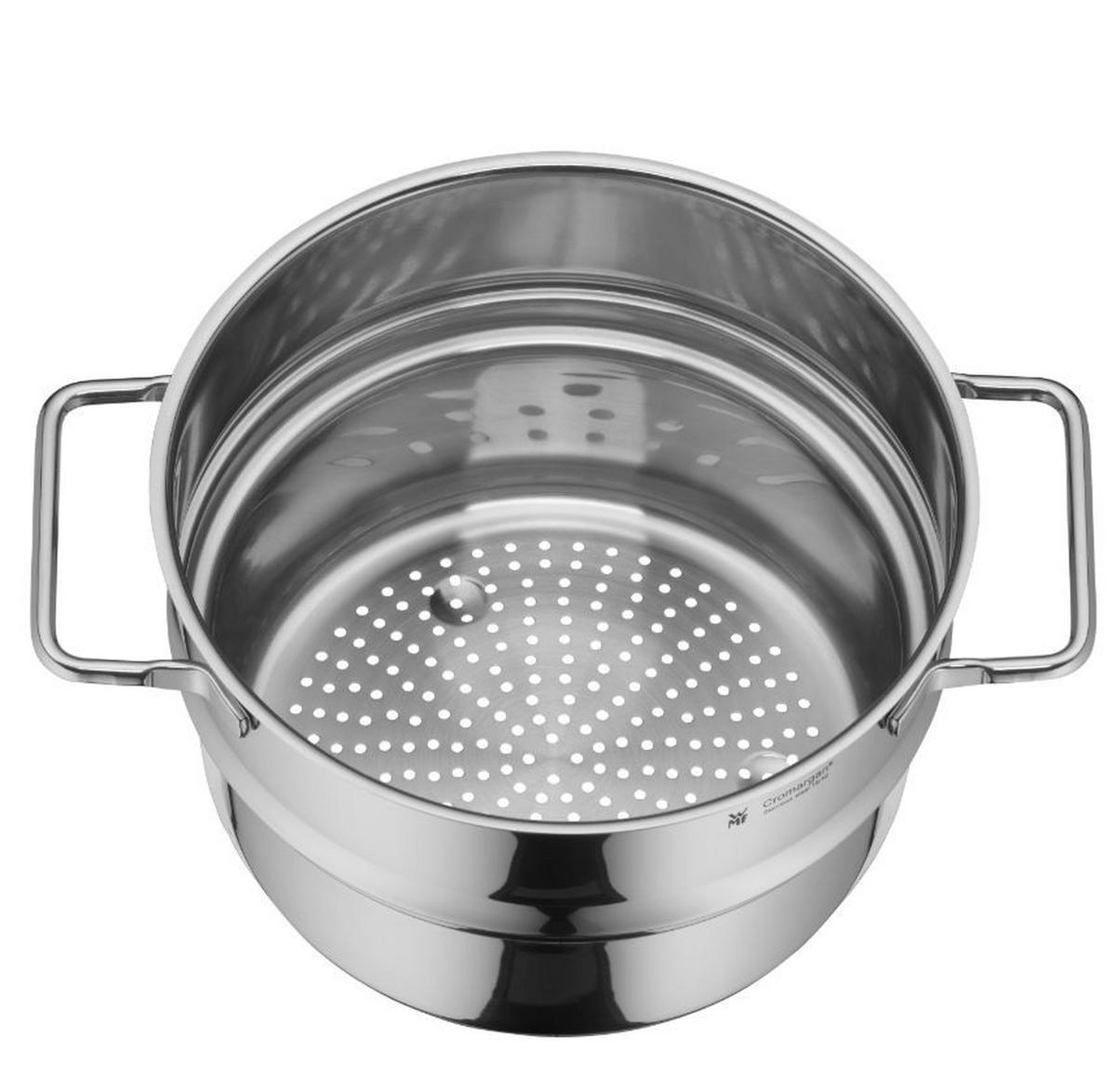DAMPFEINSATZ  - Edelstahlfarben, Basics, Metall (20cm) - WMF