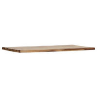 TISCHPLATTE Echtholz  Holz Sheeshamfarben  - Sheeshamfarben, Design, Holz (220/100cm) - Hom`in