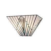 WANDLEUCHTE   - Dunkelbraun/Multicolor, KONVENTIONELL, Glas/Metall (17,3/30,5/12,8cm) - Elstead Lighting