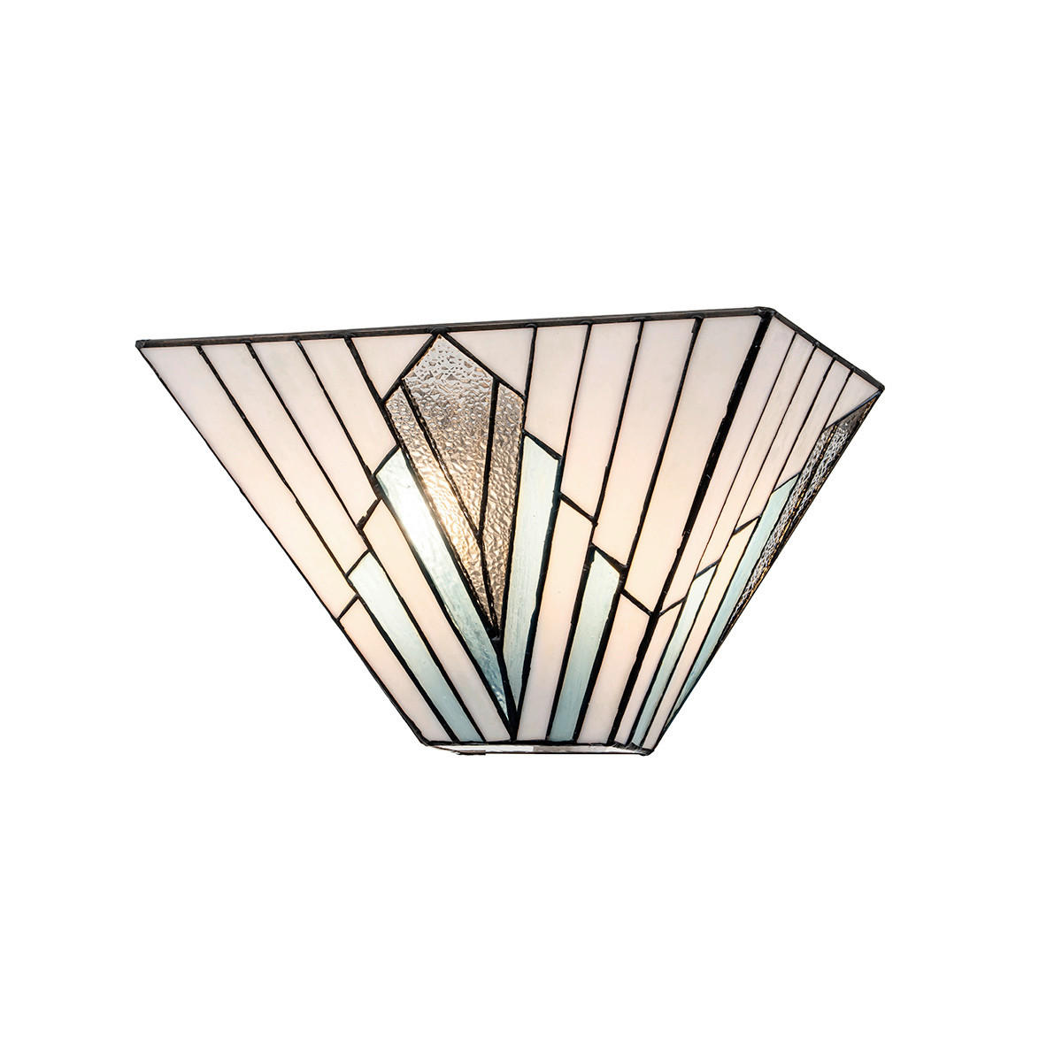WANDLEUCHTE   - Dunkelbraun/Multicolor, KONVENTIONELL, Glas/Metall (17,3/30,5/12,8cm) - Elstead Lighting