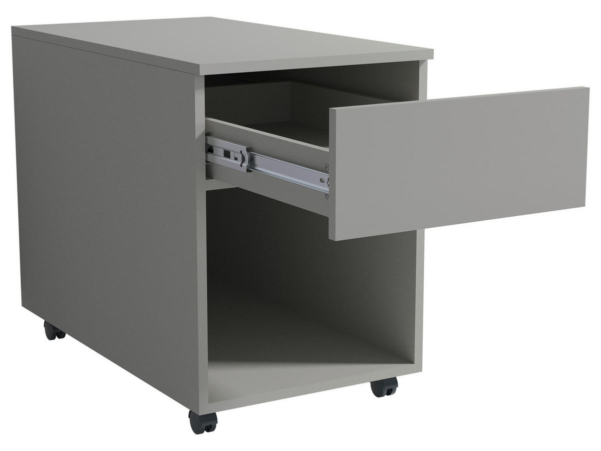 ROLLCONTAINER 39/55/70 cm  - Grau, Design, Holzwerkstoff/Kunststoff (39/55/70cm) - MID.YOU