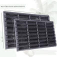 KOKOSMATTE 40/60 cm Mix Mats  - Schwarz, Basics, Naturmaterialien/Kunststoff (40/60cm) - Esposa