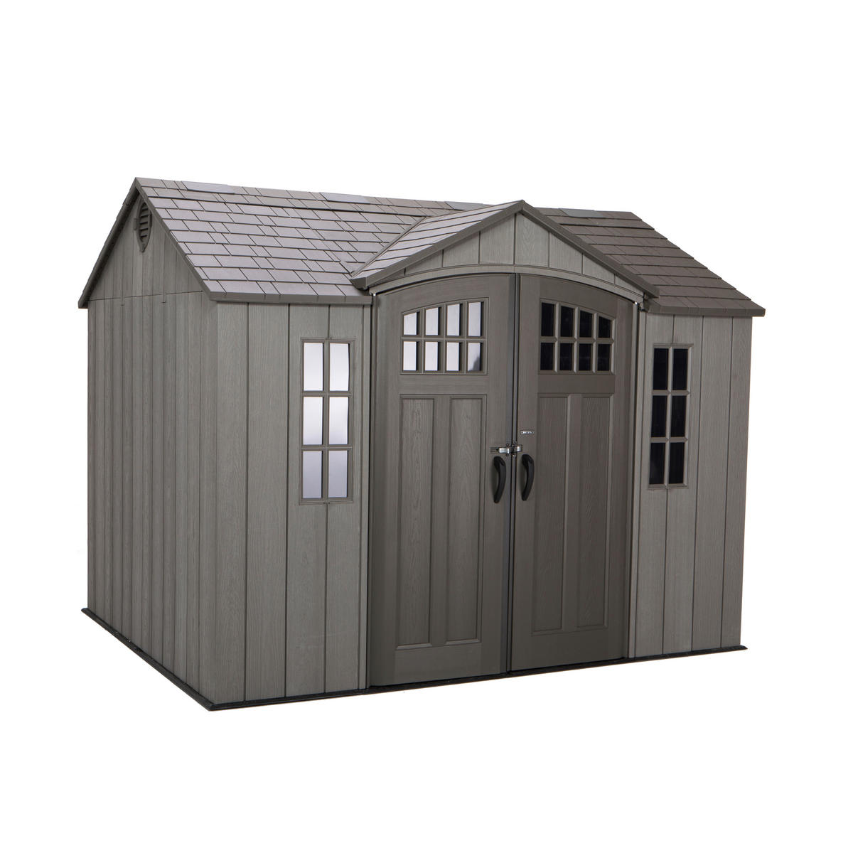 GERÄTEHAUS 305/244/244 cm  - Dunkelgrau, Basics, Kunststoff (305/244/244cm)