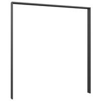 RAM FÖR GARDEROB 183/200/12 cm   - grafitfärgad, Modern, trämaterial (183/200/12cm) - Boxxx