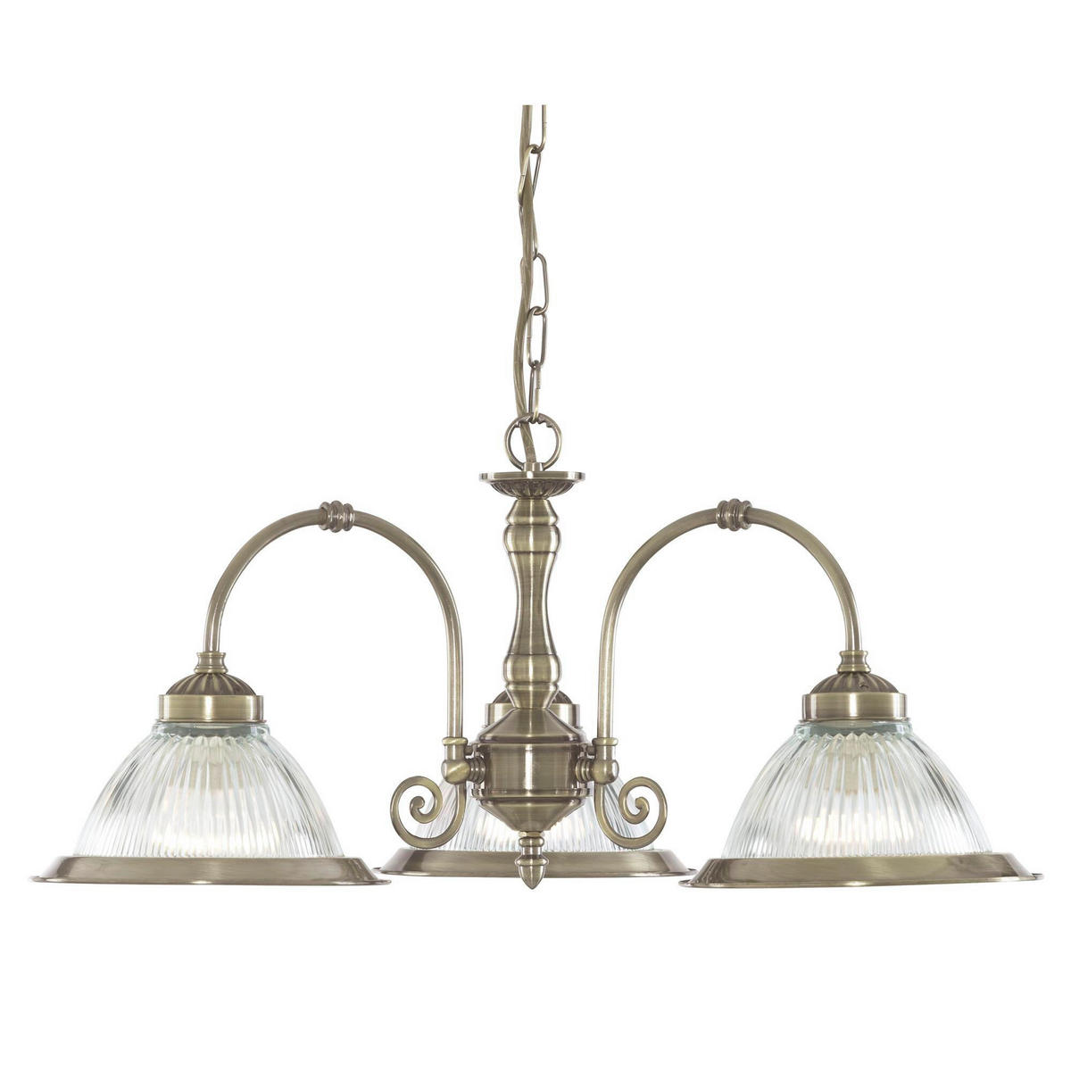 SVJETILJKA VISEĆA  62/82 cm      American Diner  - boje mjeda, Design, staklo/metal (62/82cm)