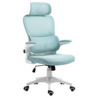 OTOČNÁ STOLIČKA, modrá, biela - modrá/biela, Design, textil/plast (62/115-125/65cm) - Xora