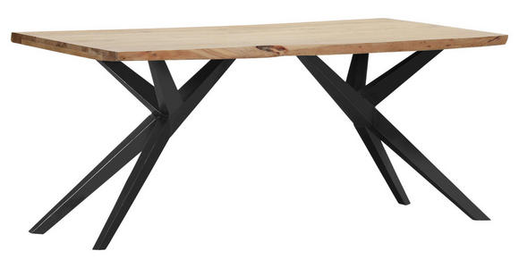 TISCHGESTELL Schwarz   - Schwarz, Design, Metall (60/80/73cm) - Landscape