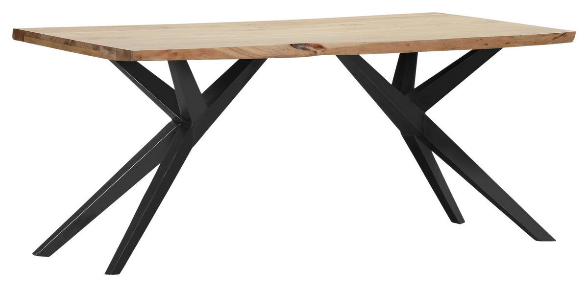 TISCHGESTELL Schwarz   - Schwarz, Design, Metall (60/80/73cm) - Landscape