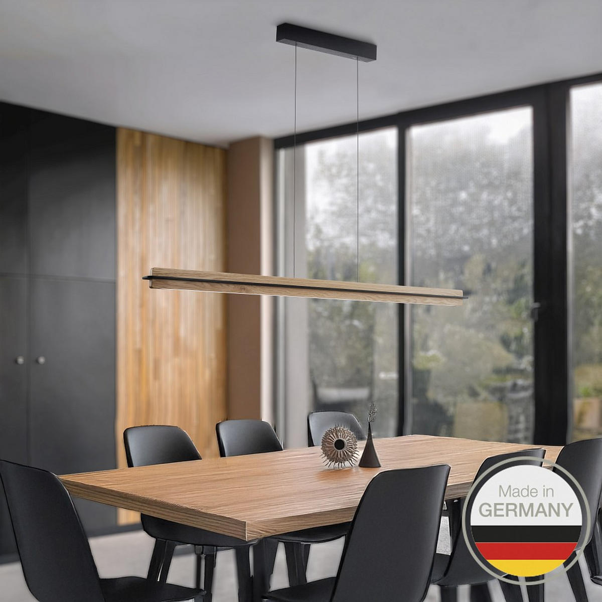 LED-HÄNGELEUCHTE 655 148/6/6,5 cm   - Wildeiche, Natur, Holz (148/6/6,5cm) - Ambiente