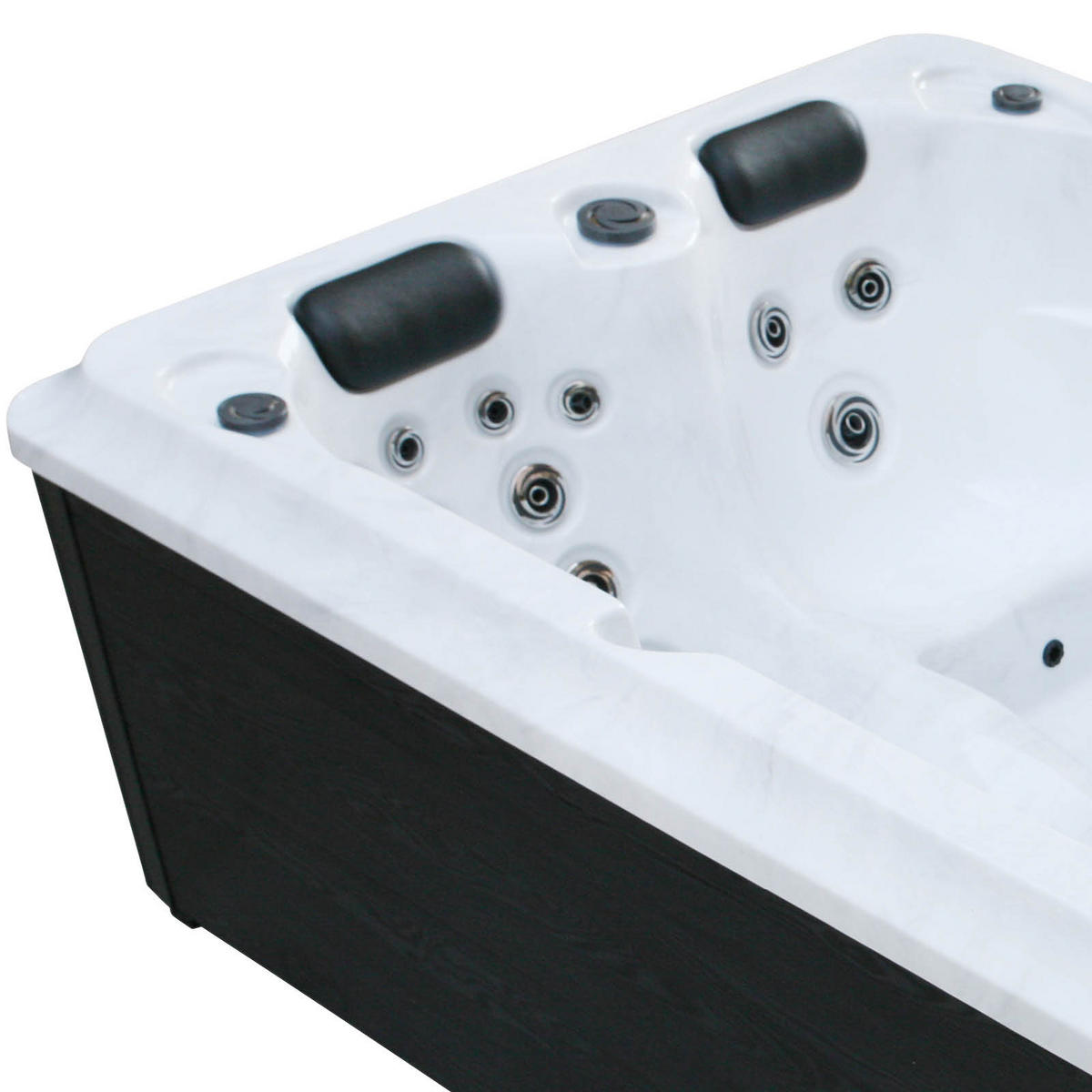 WHIRLPOOL XXL1956 160/210/80 cm  - Weiß, Basics, Kunststoff (160/210/80cm)