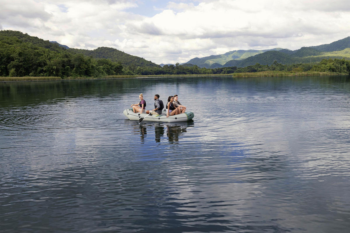 KAJAK  - Grau, KONVENTIONELL, Kunststoff/Metall (320/148/74cm) - Bestway