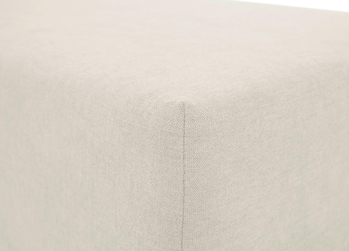 ECKSOFA Anthrazit, Creme Mikrofaser  - Anthrazit/Creme, Design, Kunststoff/Textil (178/248cm) - MID.YOU