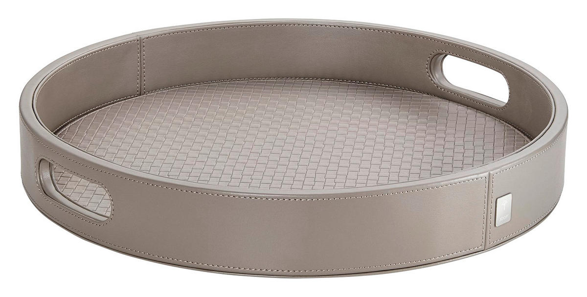 TABLETT Holz, Textil  - Grau, Basics, Holz/Textil (46/5,5cm) - Joop!