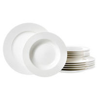 TAFELSERVICE Saphir 12-teilig  - Weiss, Konventionell, Keramik (28,5/20,5/28,5cm) - Ritzenhoff Breker