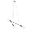 PENDELLEUCHTE 65/10/75 cm  - Silberfarben, Design, Metall (65/10/75cm)