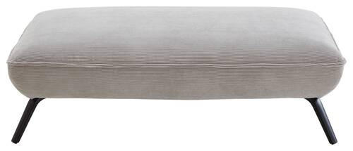 Thumbnail - Moderano Hocker, Hellgrau, Textil, rechteckig, 142x43x80 cm, Fußauswahl, Stoffauswahl, Wohnzimmer, Hocker, Sitzhocker