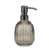 SEIFENSPENDER Kunststoff, Glas  - Schwarz/Grau, Basics, Glas/Kunststoff (8/16,5/8cm) - Wenko
