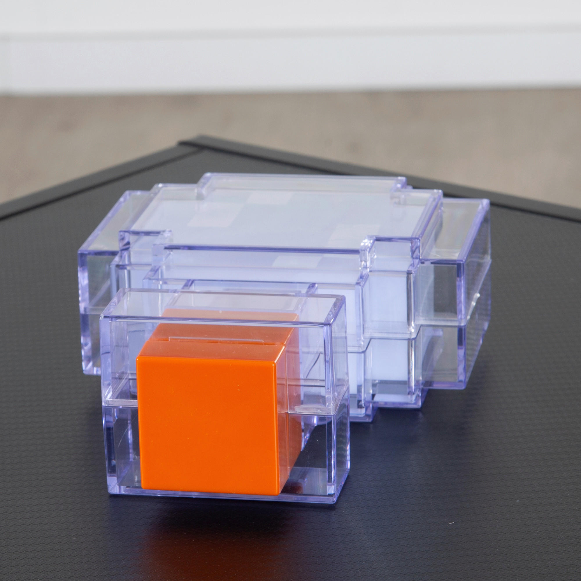 LED-DEKOLEUCHTE - Blau/Transparent, Trend, Kunststoff (18/13/6cm) - Minecraft