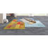 FLACHWEBETEPPICH 80/150 cm Blau - Blau, Basics, Textil (80/150cm) - Novel