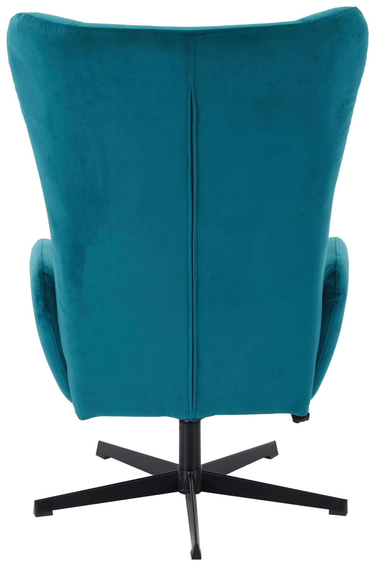 RELAXAČNÉ KRESLO S PODNOŽKOU, kov, textil, petrolejová - čierna/petrolejová, Design, kov/textil (70/109/86cm) - Hom`in